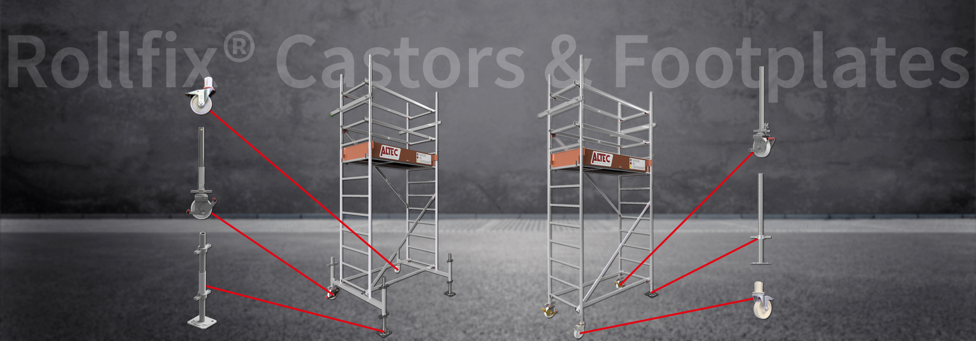 Castors & Footplates