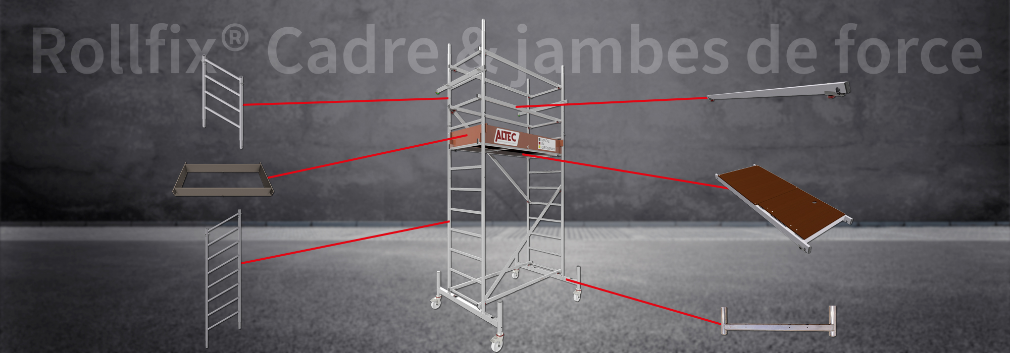 Cadres et entretoises