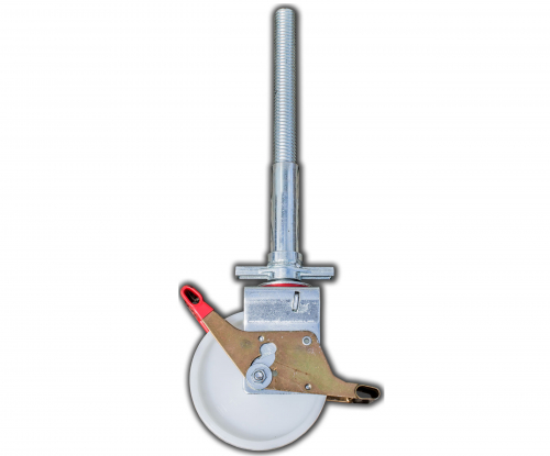Roulettes D'échafaudage ALTEC Rollfix 1.0 - Lot De 2, Diamètre 125 Mm, Compatible AluKlik ECO Et AluCombine