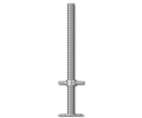 Fußplatte mit Stahlspindel | Rollfix 2.0 | MySelf-Tower 